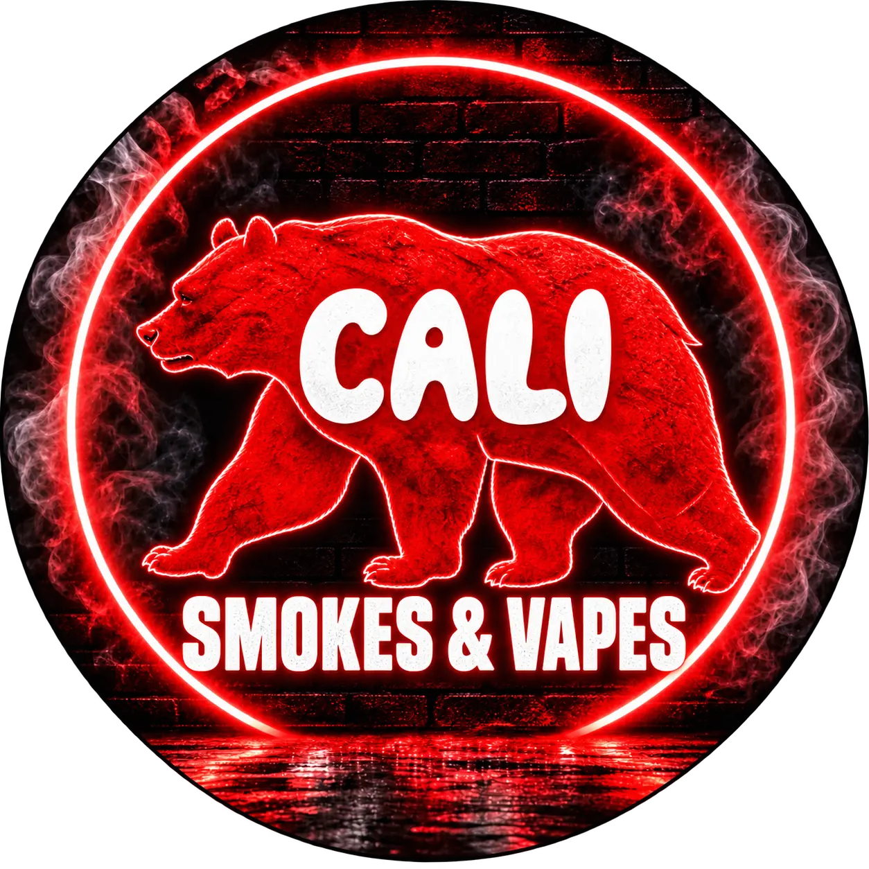 cali smokes and vapes smoke shop logo